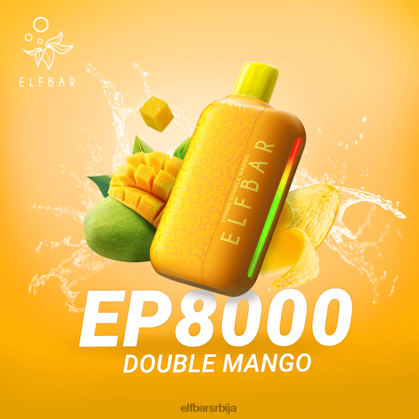 VD6B4268 Вапе за једнократну употребу нове еп8000 пуффс ELFBAR дупли манго
